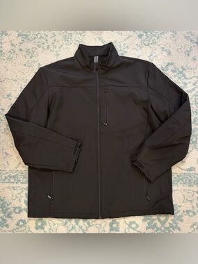 Weatherproof Brand Big & Tall Lined Jacket, Black, Size 3 XLT